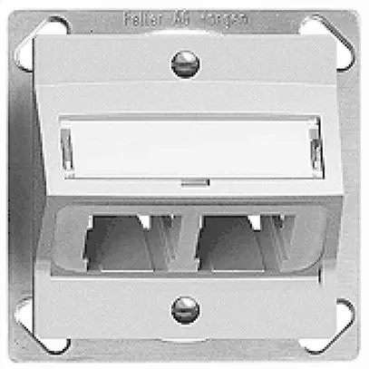 Scatola INS ITT vuota per 1…2×RJ45 EDIZIOdue 30° bianco 