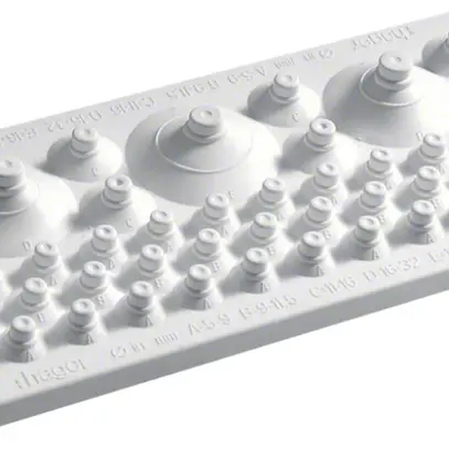 Piastra passacavi Hager univers per armadi IP30/44/54 alto/basso 