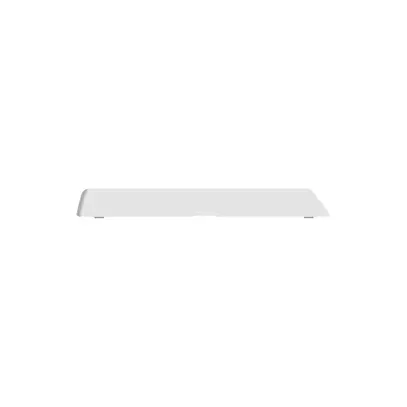 Placchetta indicatrice STANDARDdue per uscita obliquo, bianco 