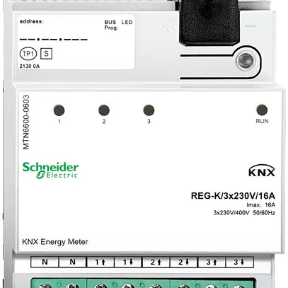 Contatore energia KNX AMD Schneider Electric 3×230VAC 