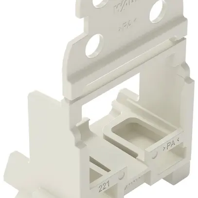 Adaptateur de fixation WAGO a.décharge de traction p.10×4mm² DIN35 Ex grc 