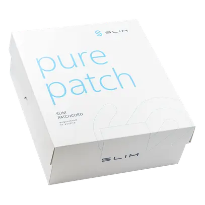 Cavo patch SLIM: 50cm, bianco, 90 pezzi  Cat.6A, U/FTP, jack non infrangibile 