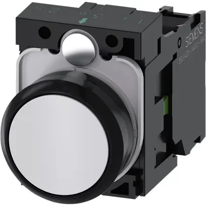Drucktaster Siemens SIRIUS ACT Halter 1S weiss Kunststoff 