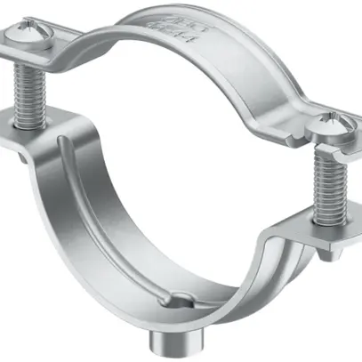 Collare per tubo/cavo Bettermann, con filetto M6, Ø14…17mm, zincato 