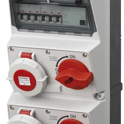 Wand-Stromverteiler Mennekes AMAXX IP67 gu/sz 