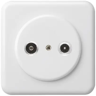 Presa d'antenna INC basico TV-R mont.C 14dB 2GHz bianco 
