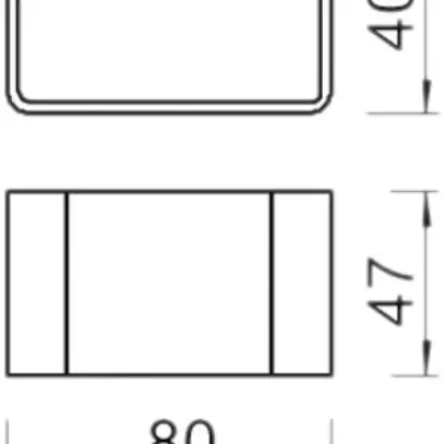 Pezzo distanziatore Bettermann DSK 47 FT per placca di testa KU5 FT 
