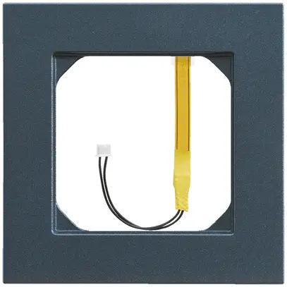 Cadre de recouvrement kallysto.pro 1×1 ozean pour éclairage en coin blanc 