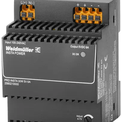 Alimentation à découpage Weidmüller Connect Power PRO INSTA 30W 5V 6A 