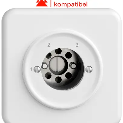 UP-Schlüsselschalter STANDARDdue für KABA 1262KA 3 Stuf.1P 1-2-3 T=77mm ws 