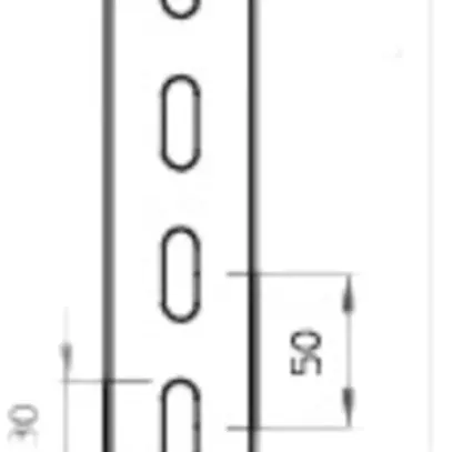 Profilé U Bettermann US3 50×30×6000mm galvanisé en continu 
