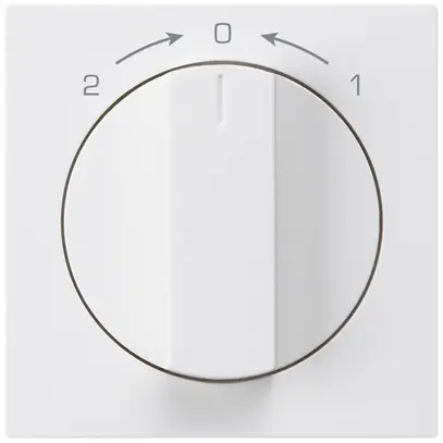 Kit frontal pour contact pivotant blanc 60×60mm kallysto 1->0<-2 