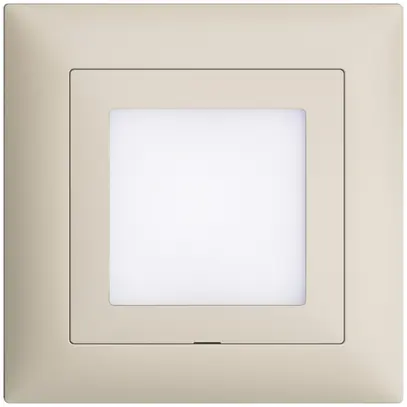 Kit frontale INC EDIZIOdue crema 88×88mm per lampada LED 