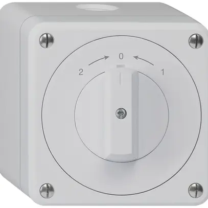 Contact pivotant AP robusto IP55 gris inverseur 