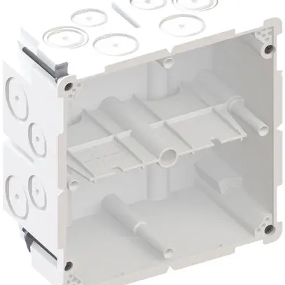 Boîte pour paroi creuse AGRO 2×2 850°C avec pattes, M20/25, blanc 