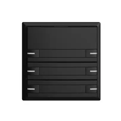 Poussoir KNX RGB EDUE, 250mW, a.LED RGB, a.papier, 6×poussoir, 1×touche, no 