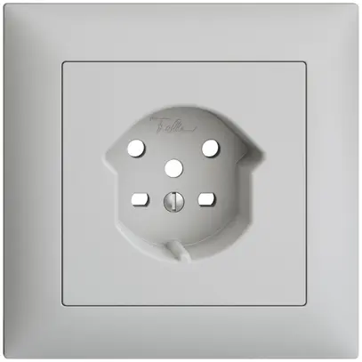 Kit frontale INC EDIZIOdue grigio chiaro 88×88mm 1×T15 
