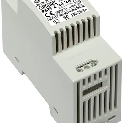 Alimentation AMD Comatec PSM2, IN: 100…240VAC, OUT: 24VDC/24W, stabilisé, 2UM 