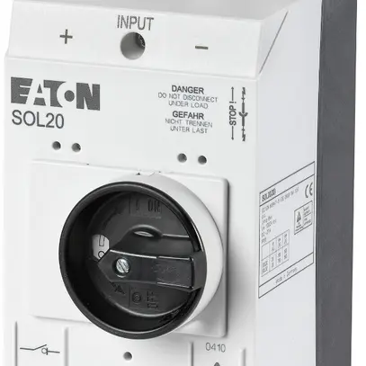 Interrup.d.charge DC SOL 30A 2 faisceaux, 2L, avec connect.MC4 