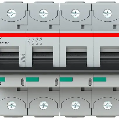 Disgiuntore ABB S804PV-SP100 4P 1500VDC 100A 5kA 6UM 