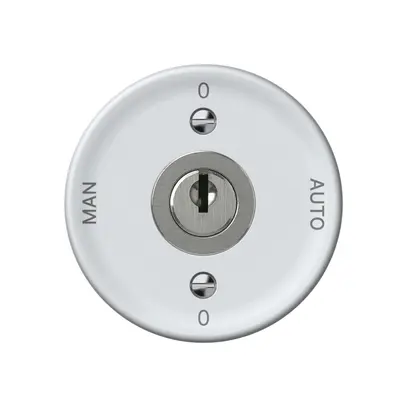 Interruttore a chiave origin commutatore 2/1L 16A 250V 0-AUTO-0-MAN 60×60mm bi 