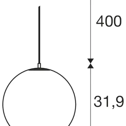 Lampada sospesa SLV SUN 30 E27 1×40W Ø300mm oro 