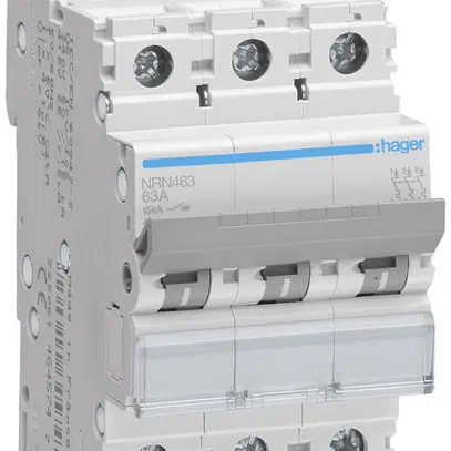 Disjoncteur Hager MCB 4P 415V type C 63A 4UM 