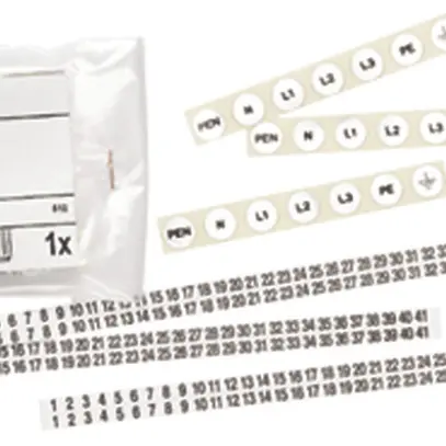 Bouton de marquage Hager pour borne enfichable QC 
