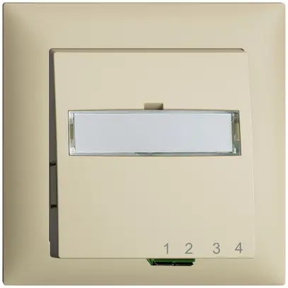 Boîte de raccordement ENC FTTH EDIZIOdue FH 1×LC APC Duplex FMI vanille 