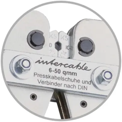 Outil de sertissage Intercable MPD50S, 6…50mm² 