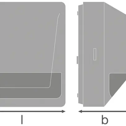 Sensore di movimento/luce LDV SENSOR WALL 180DEG, IP55 antracite 