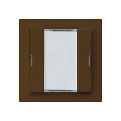 UP-Taster kallysto A KNX 2× RGB LED s/e-link braun 