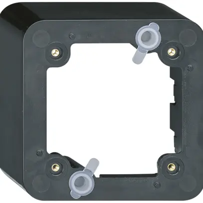 Quadro AP basico 1×1/50mm nero 