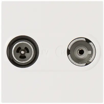 Presa antenna INS MOS TV-R 10dB bianco 