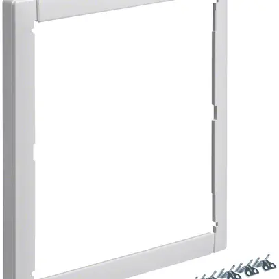 Cornice di elevazione Hager volta 1-fila 348×356×9mm IP30 bianco puro 