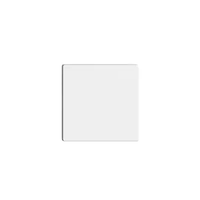 Poussoir 1/1 ENC Edue Wiser sans symbole blanc 