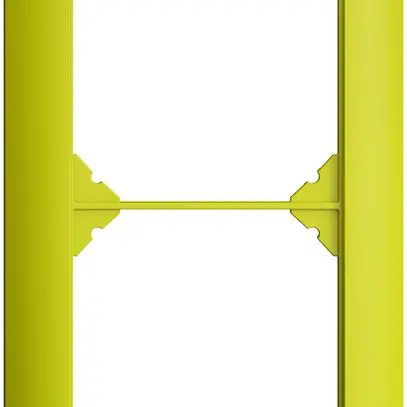 Telaio di copertura EDIZIOdue 1×2 lemon 