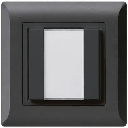 Poussoir universel ENC 2×kallysto.line sans LED noir 