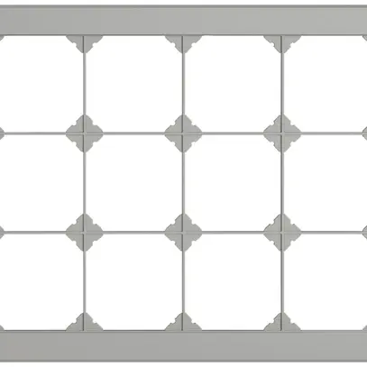 En-tête ENC EDIZIO.liv SNAPFIX® 3×4 pour combinaisons au choix gris clair 