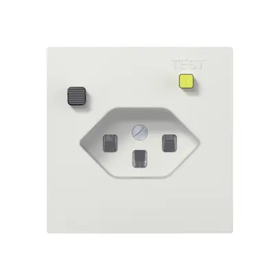 Presa FI INC SIDUS E T23 30mA bianco 