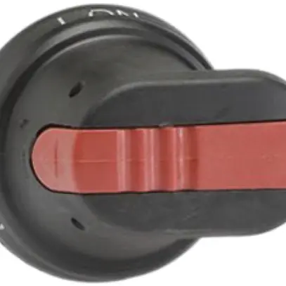 Maniglia pistola ABB per OT16-125 nero IP65 ase 45mm chiudibile 