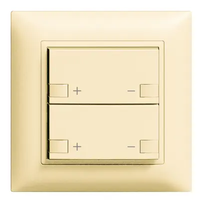 UP-Dimmer ZEP 2K/2T Zentral-Nebenstelle EDIZIOdue vanille 