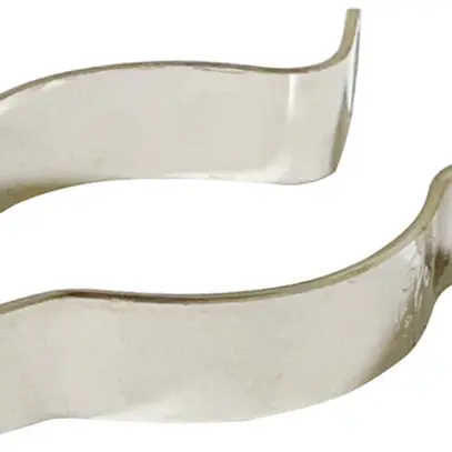 Graffa di fissaggio per T8 nichelato 