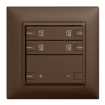 UP-Montageset Edue zeptrionAIR, WLAN, Dimmer, RGB-LED, 2×Taste, 2×Bedienung cof 