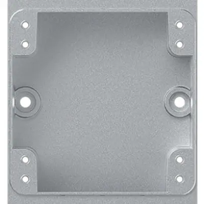 Intestazione AP Hager robusto 3×1 verticale 86×276mm alluminio 