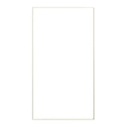 Cadre complémentaire EDIZIOdue prestige 4×2 blanc 
