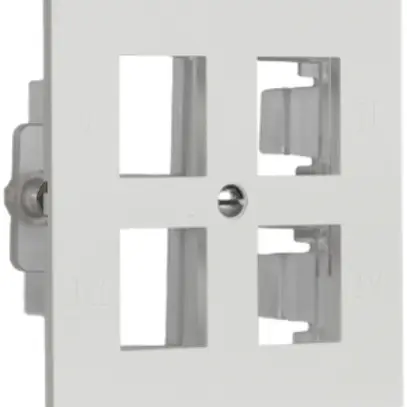 Kit de montage ENC R&M gris clair pour 4×RJ45 