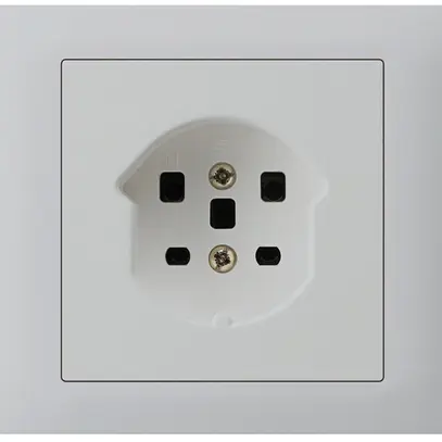 Presa INS kallysto T25 montaggio T scatola INS G3 telaio a innesto grigio chiaro 