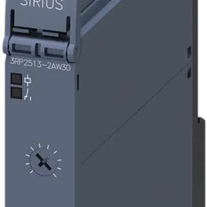 Relè a tempo Siemens SIRIUS 3RP25 12…240VUC 1C re 5…100s a molla 