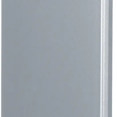 Piastra terminale Hager BRA 85130 PC/ABS alu 